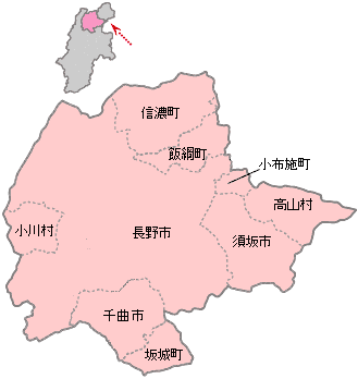 長野県域地図